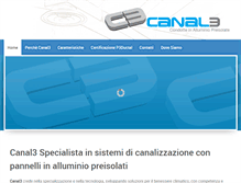 Tablet Screenshot of canaltre.com